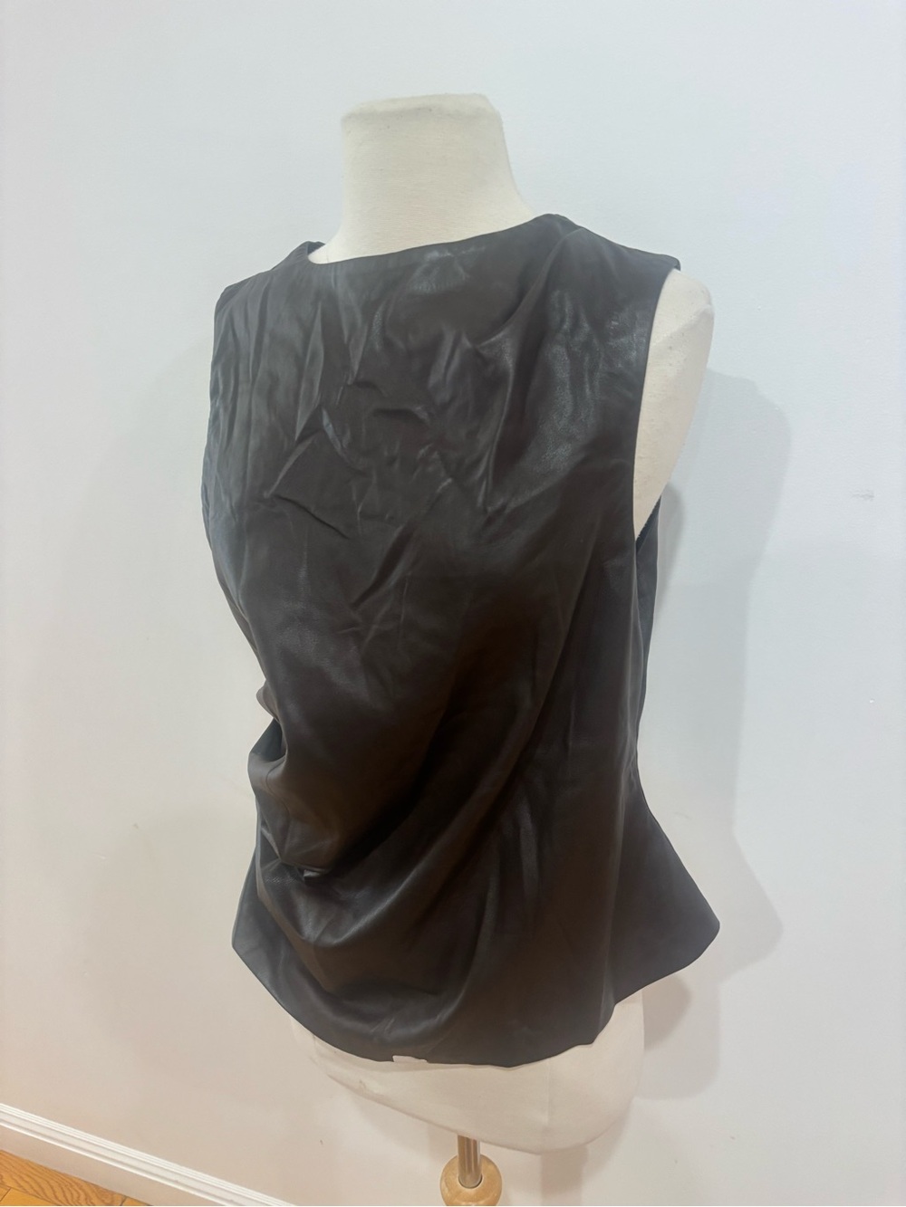 Joe's Jeans Meg Vegan Leather Top, Size: XL - Picture 7 of 14